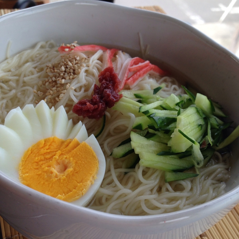 素麺de塩ぶっかけ麺♪