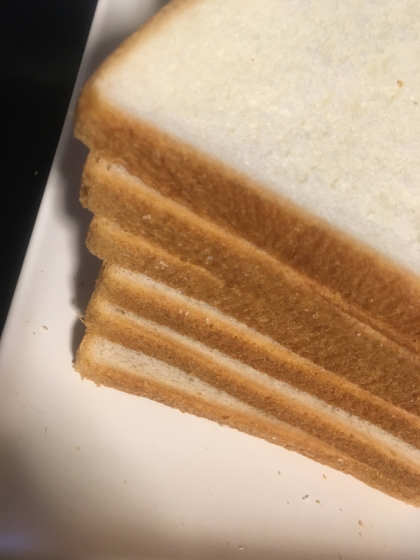 ６枚切り食パンを　綺麗に１２枚にする方法