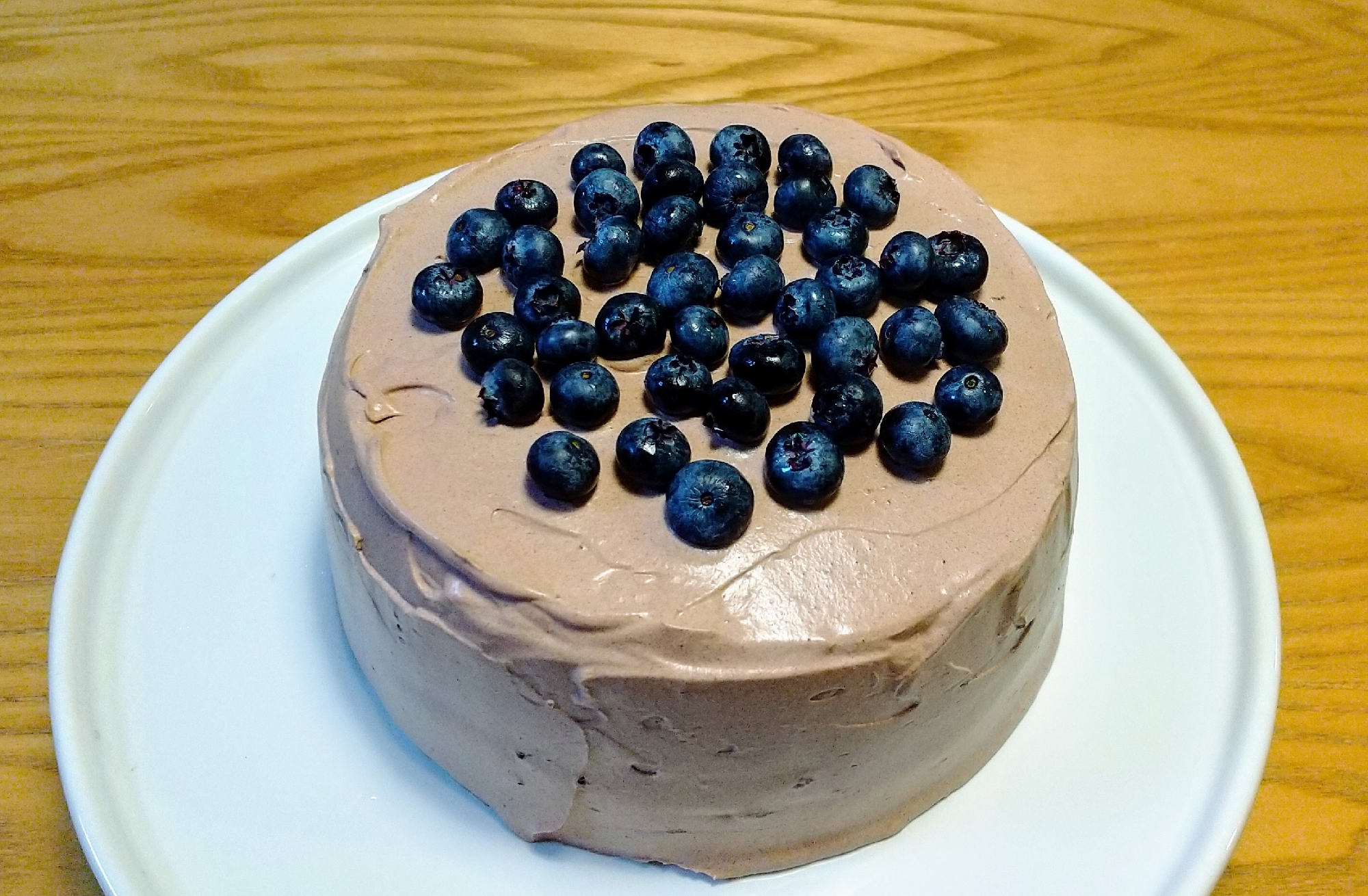 乳なし！ブルーベリーチョコレートケーキ