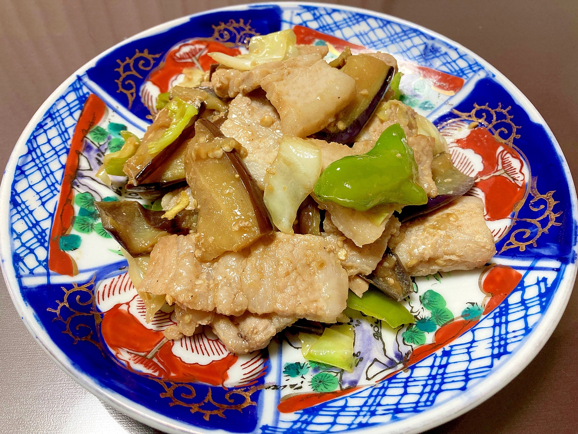 豚バラ肉と野菜のマヨ味噌炒め