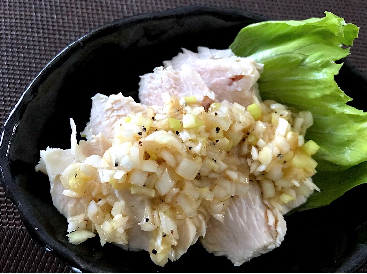 鶏ハムのねぎ塩レモンたれ 夏に爽やか レシピ 作り方 By Balletmom 楽天レシピ