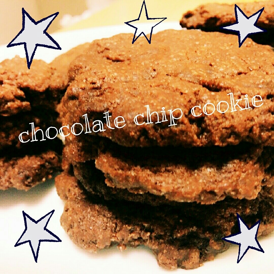 簡単♡チョコチップココアクッキー