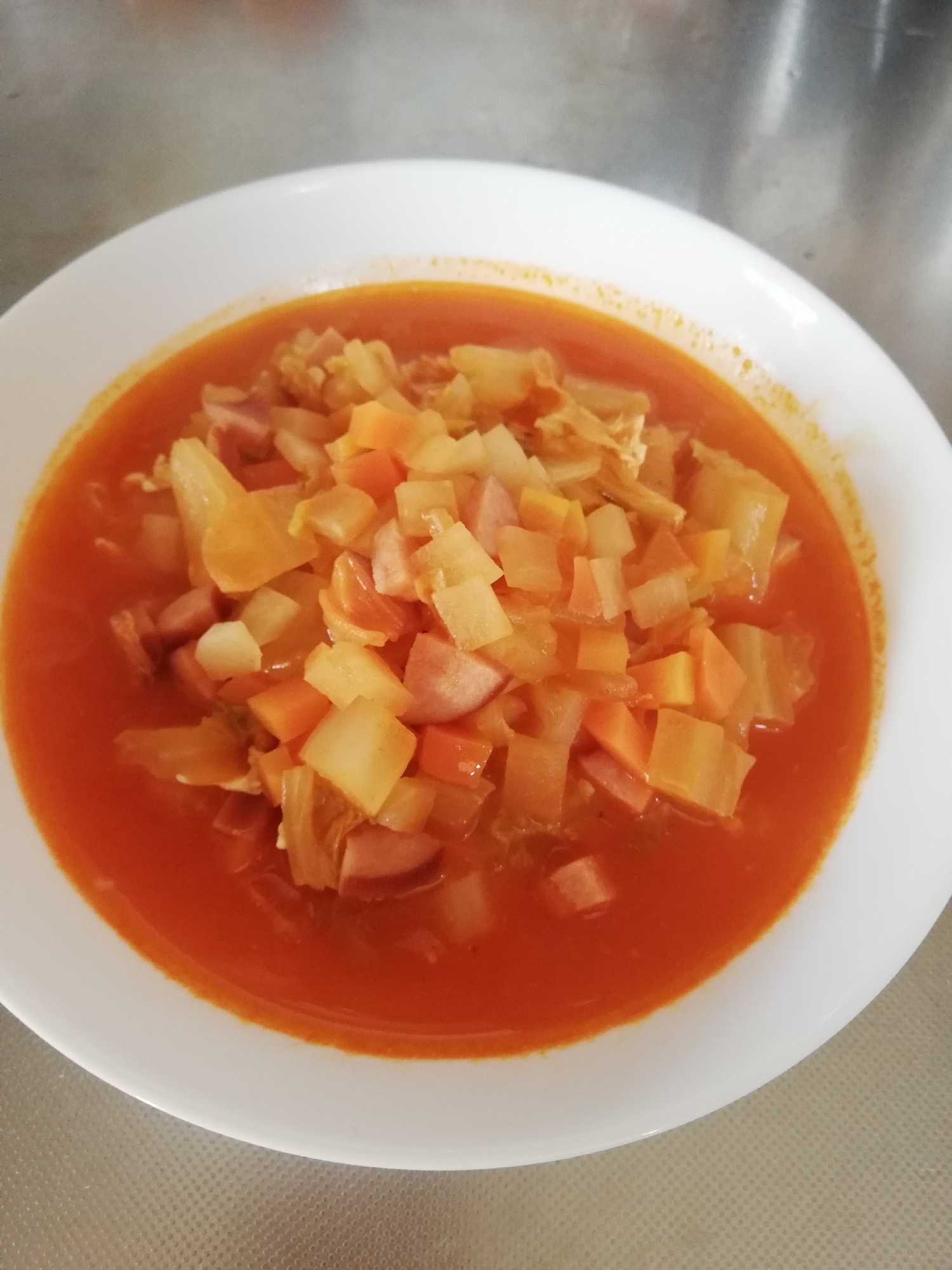大根と白菜の野菜スープ