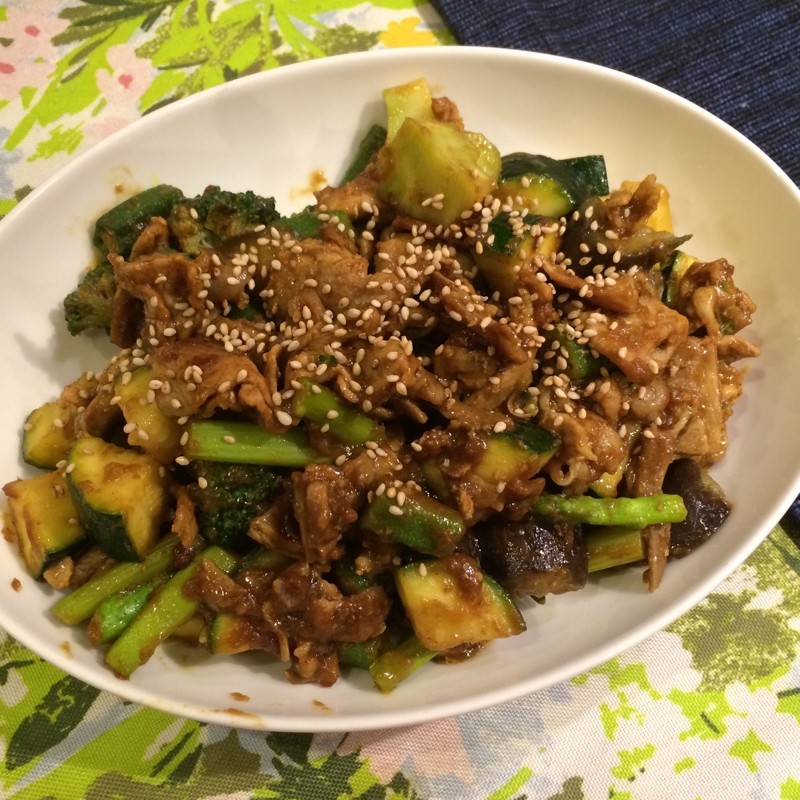 煮込まず時短！夏野菜のカレー炒め