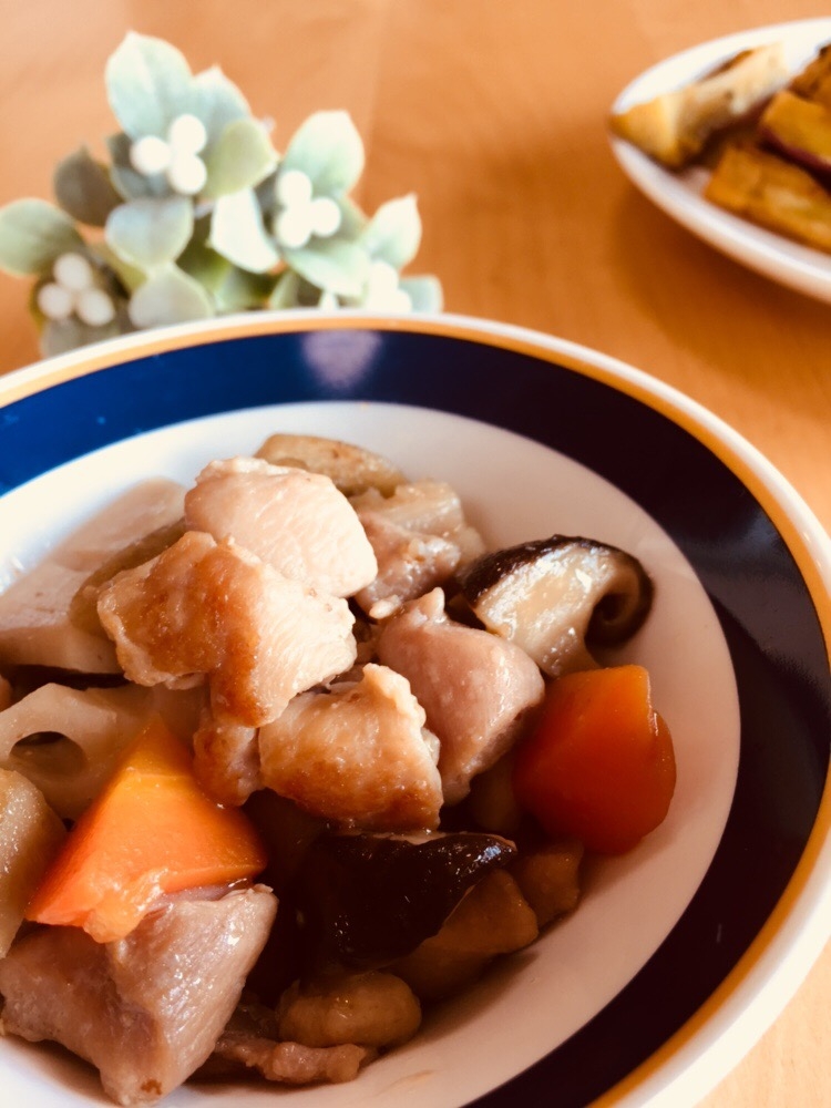 フライパン無水料理♪素材の旨味をギュッと筑前煮