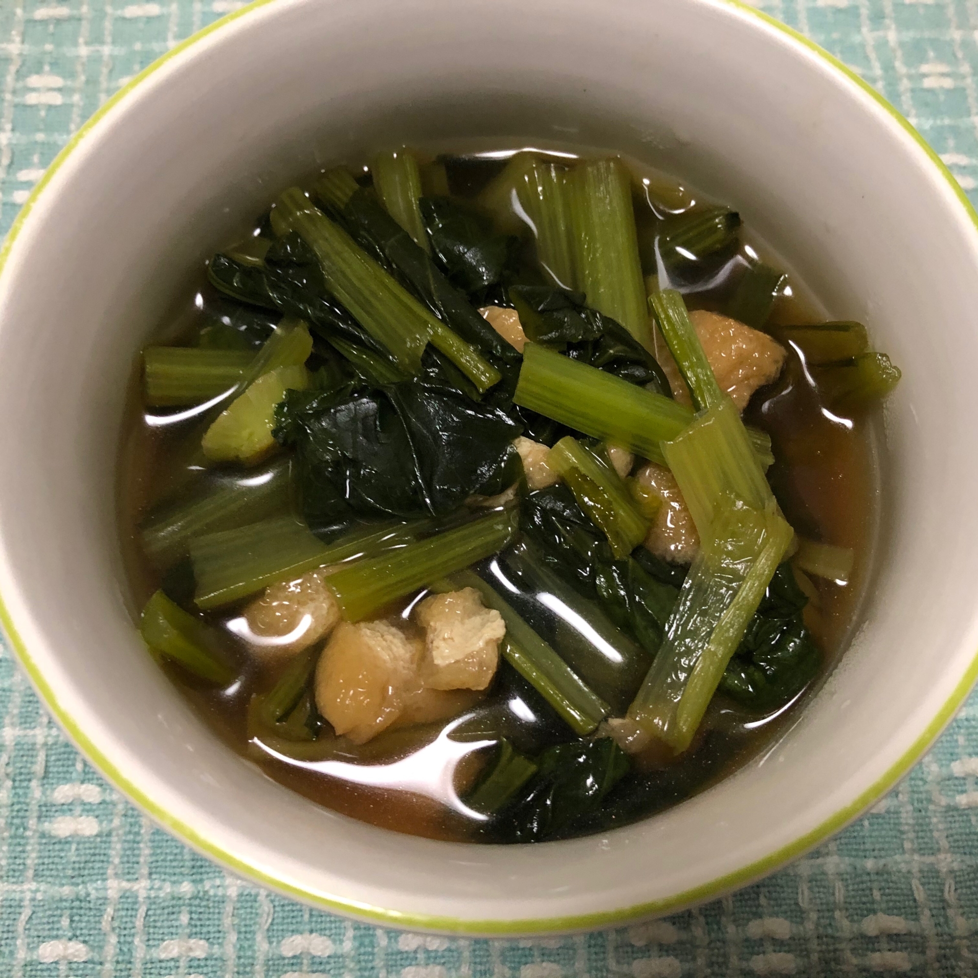 栄養逃さず！汁ごと食べる 小松菜の煮浸し　おつまみ