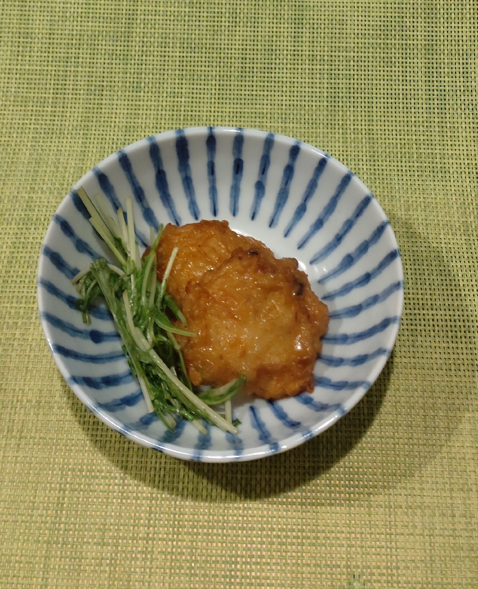 たこ坊主と水菜のだし煮