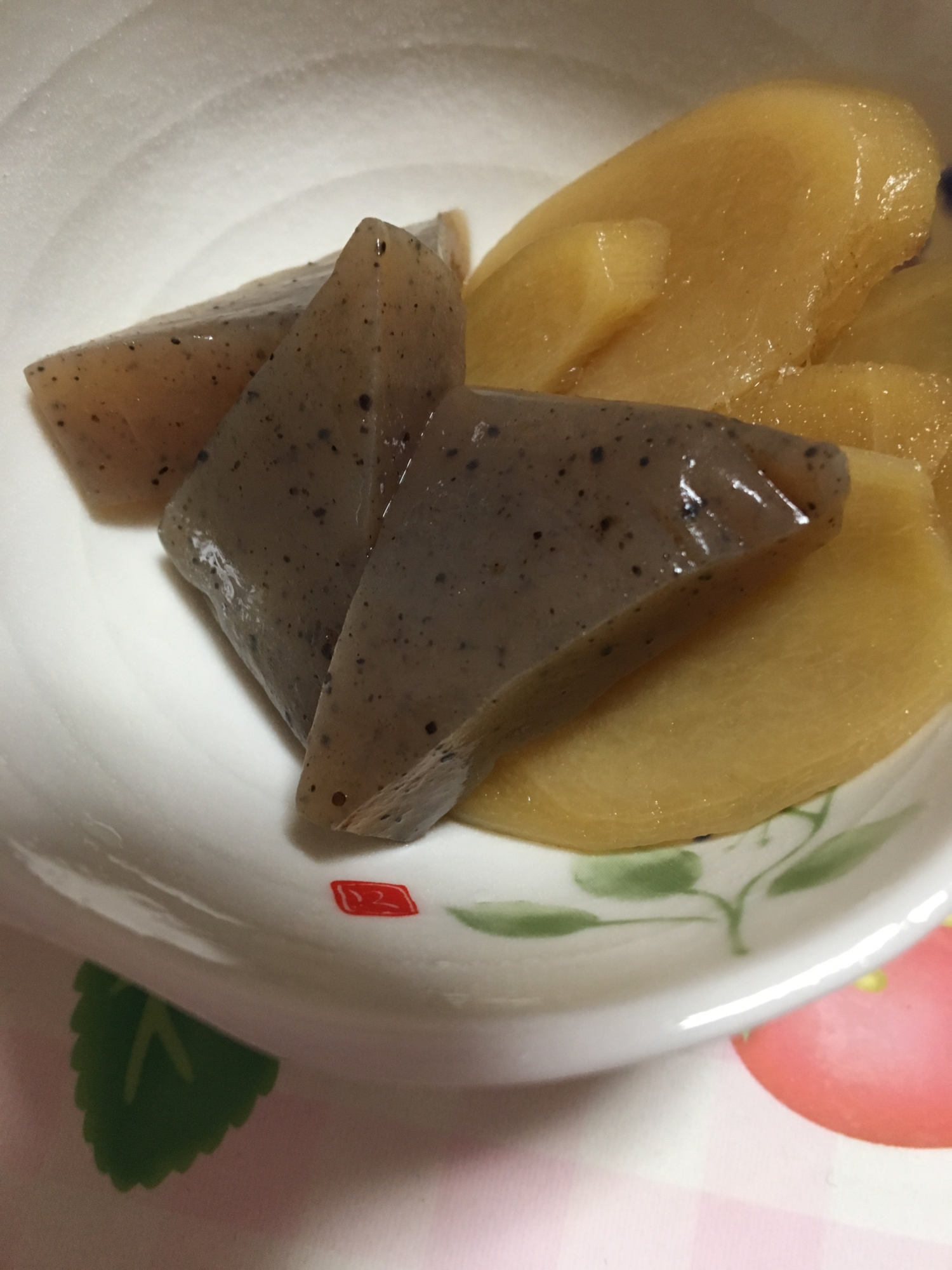 こんにゃくと新生姜の煮物(*^^*)☆