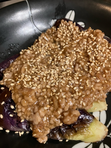 ナスで作りました！おいしくできましま！