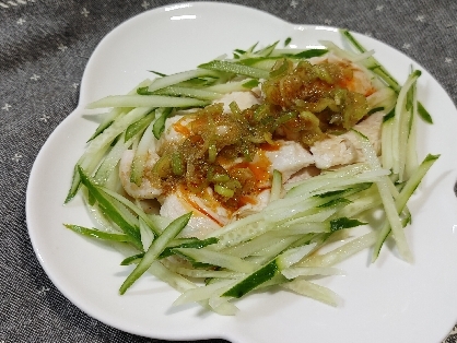 ヘルシー✨鶏胸肉と胡瓜で棒々鶏もどき