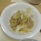 豚こま肉と白菜の味噌炒め