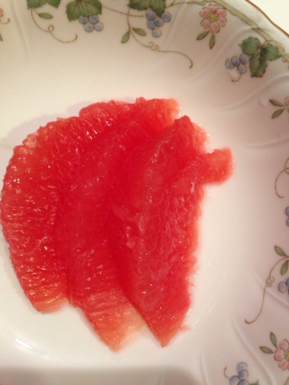ケーキに添えたり グレープフルーツの綺麗な切り方 レシピ 作り方 By ひ たん73 楽天レシピ
