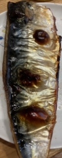 真鯖のオーブン塩焼き