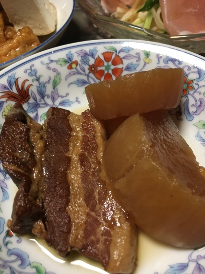 圧力鍋で豚の角煮