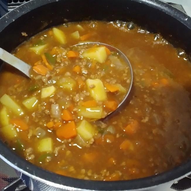 新玉葱と新じゃがで☆美味しいカレー