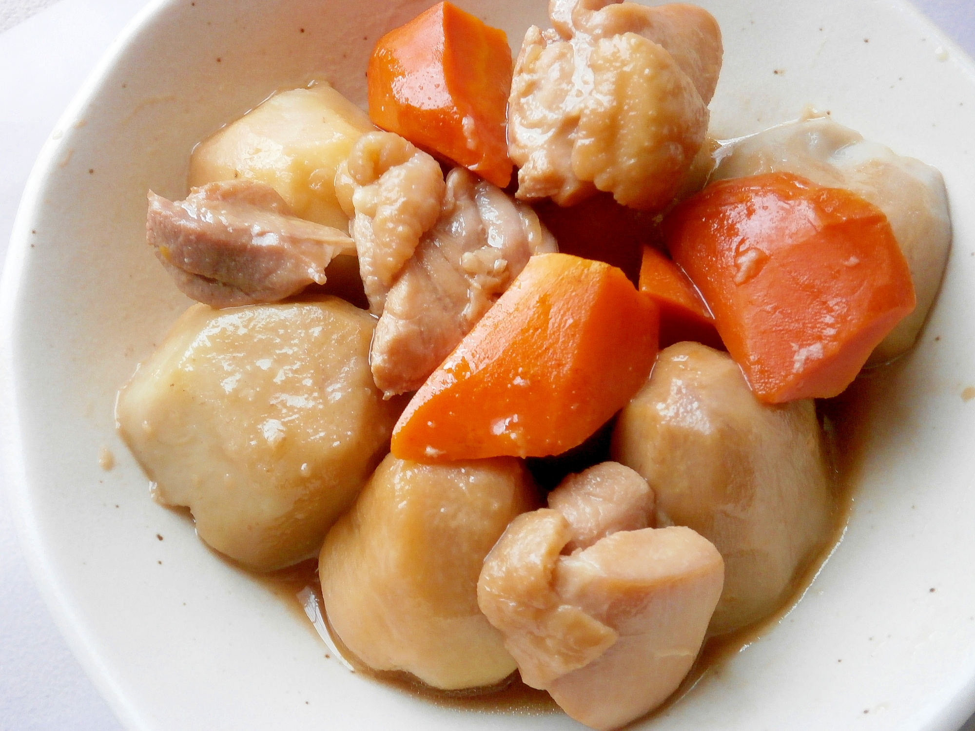 圧力鍋で☆里芋・鶏肉の煮物