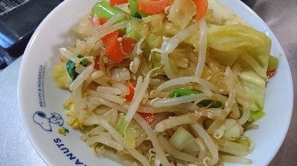 野菜炒めをいつもと少し違う味付けで作りたかったのでこちらのレシピを参考にしました♪美味しかったです。