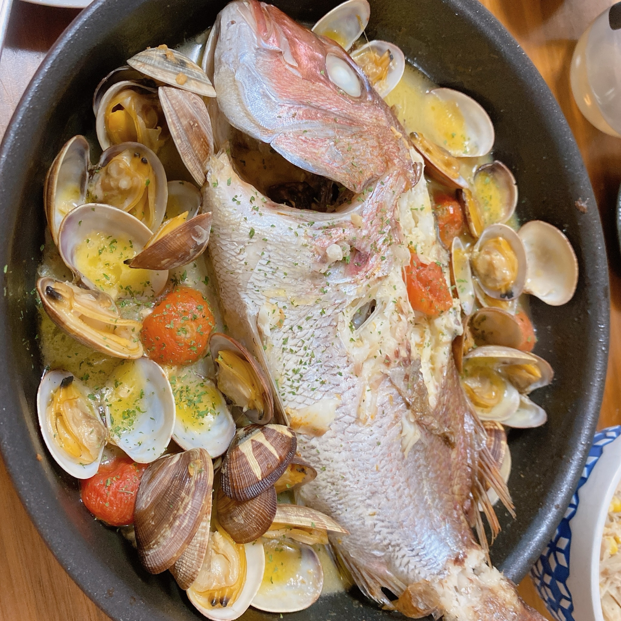 簡単 ワインに合う鯛とアサリのアクアパッツァ レシピ 作り方 By ぽんはるぽん 楽天レシピ 簡単 ワインに合う鯛とアサリのアクアパッツァ レシピ 作り方 By ぽんはるぽん 楽天レシピ