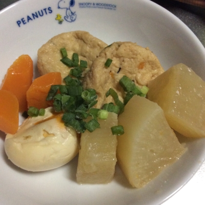 大根と油揚げと玉子の煮物☆