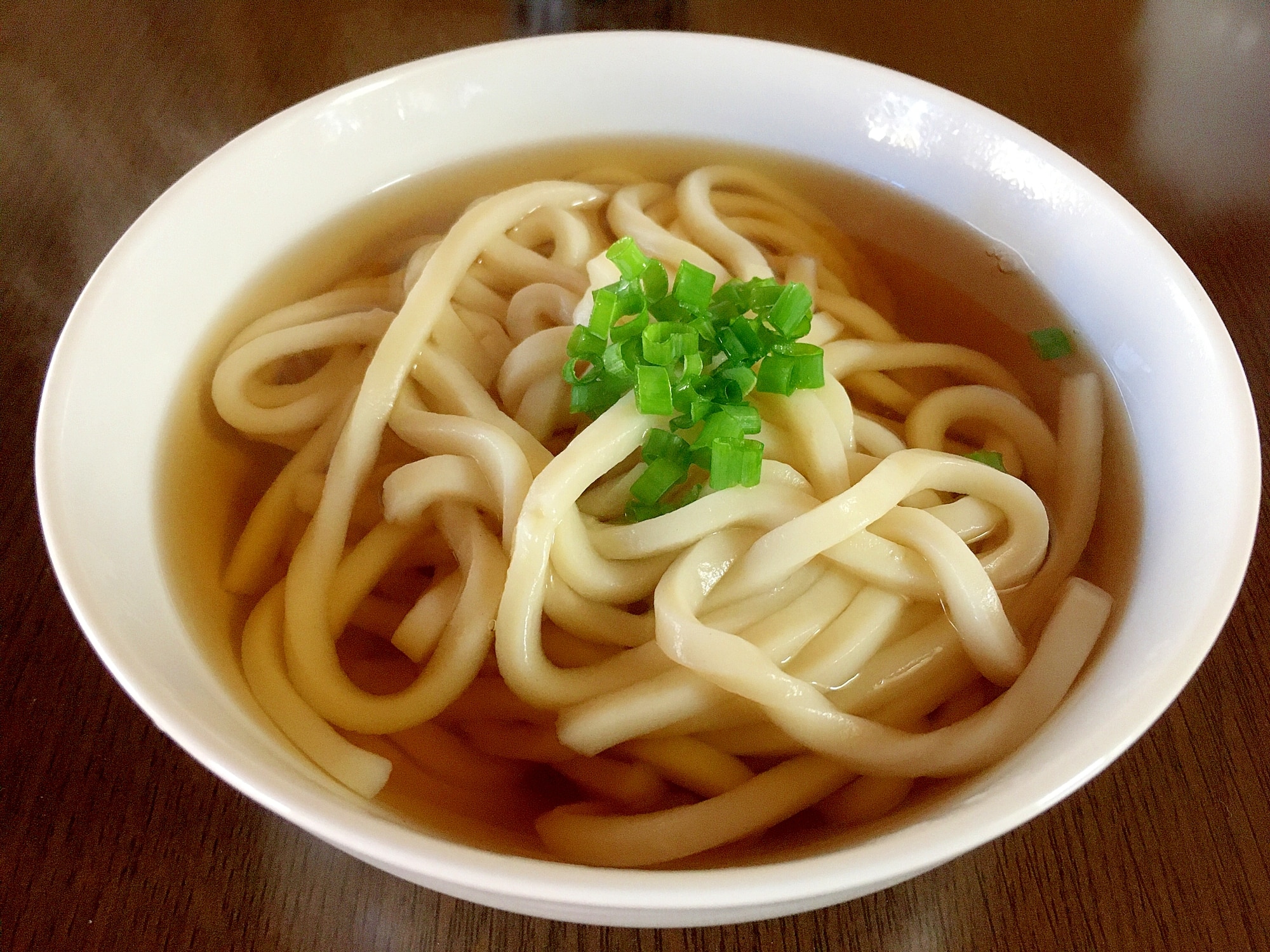 我が家の基本の素うどん