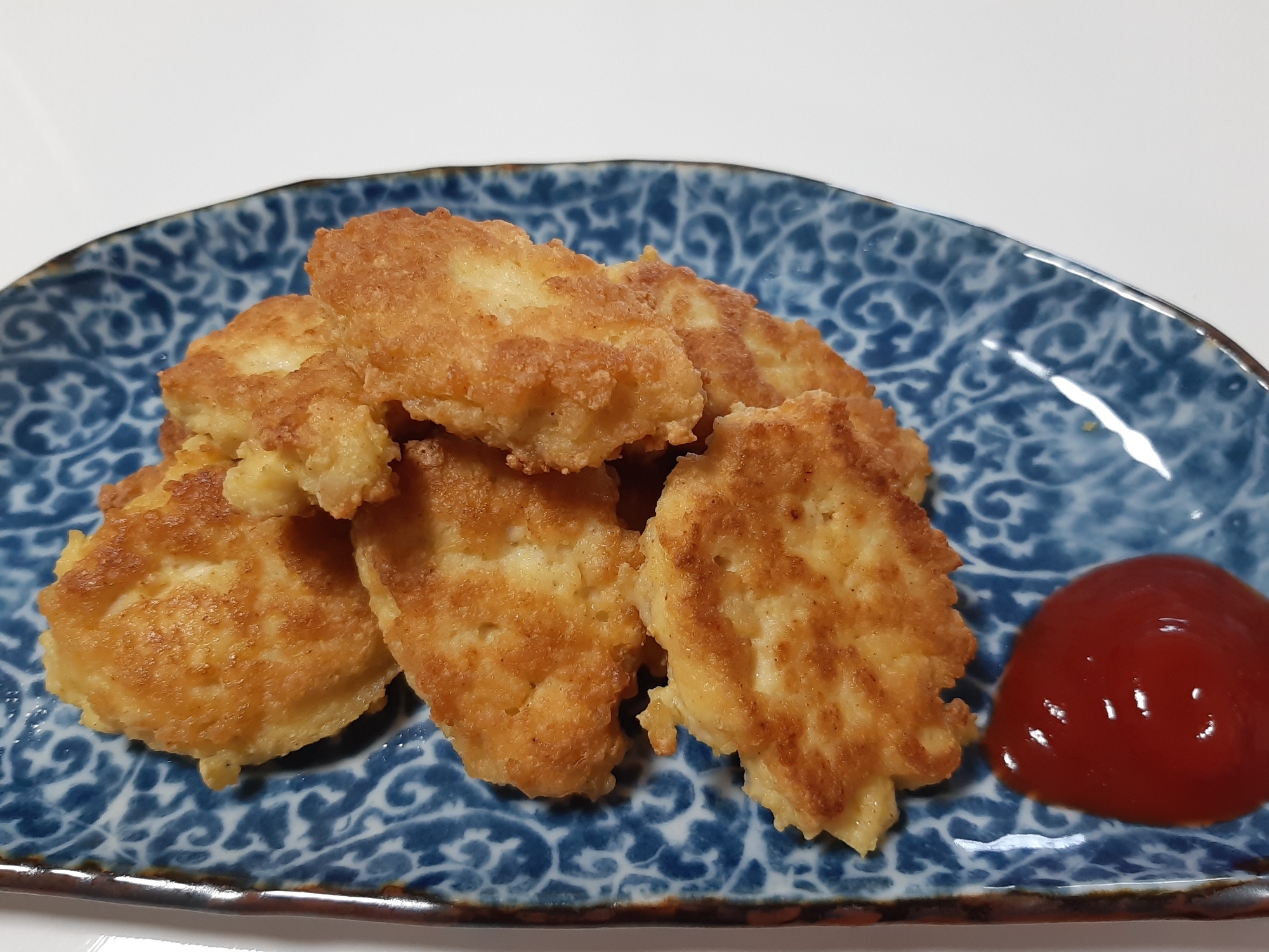 豆腐でヘルシー☆チキンナゲット