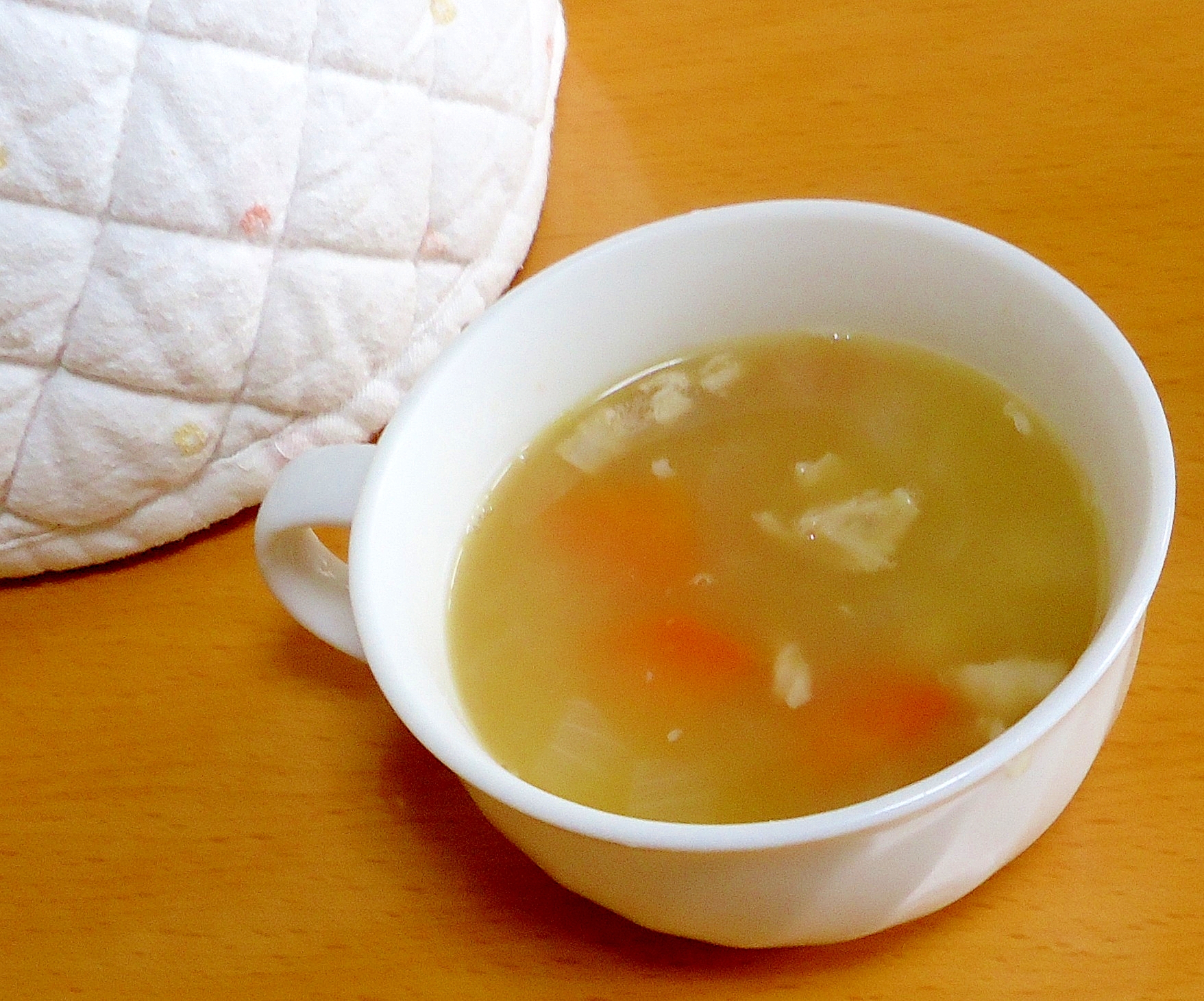 チキン料理の残りで さっぱりチキンスープ レシピ 作り方 By Mama6138 楽天レシピ