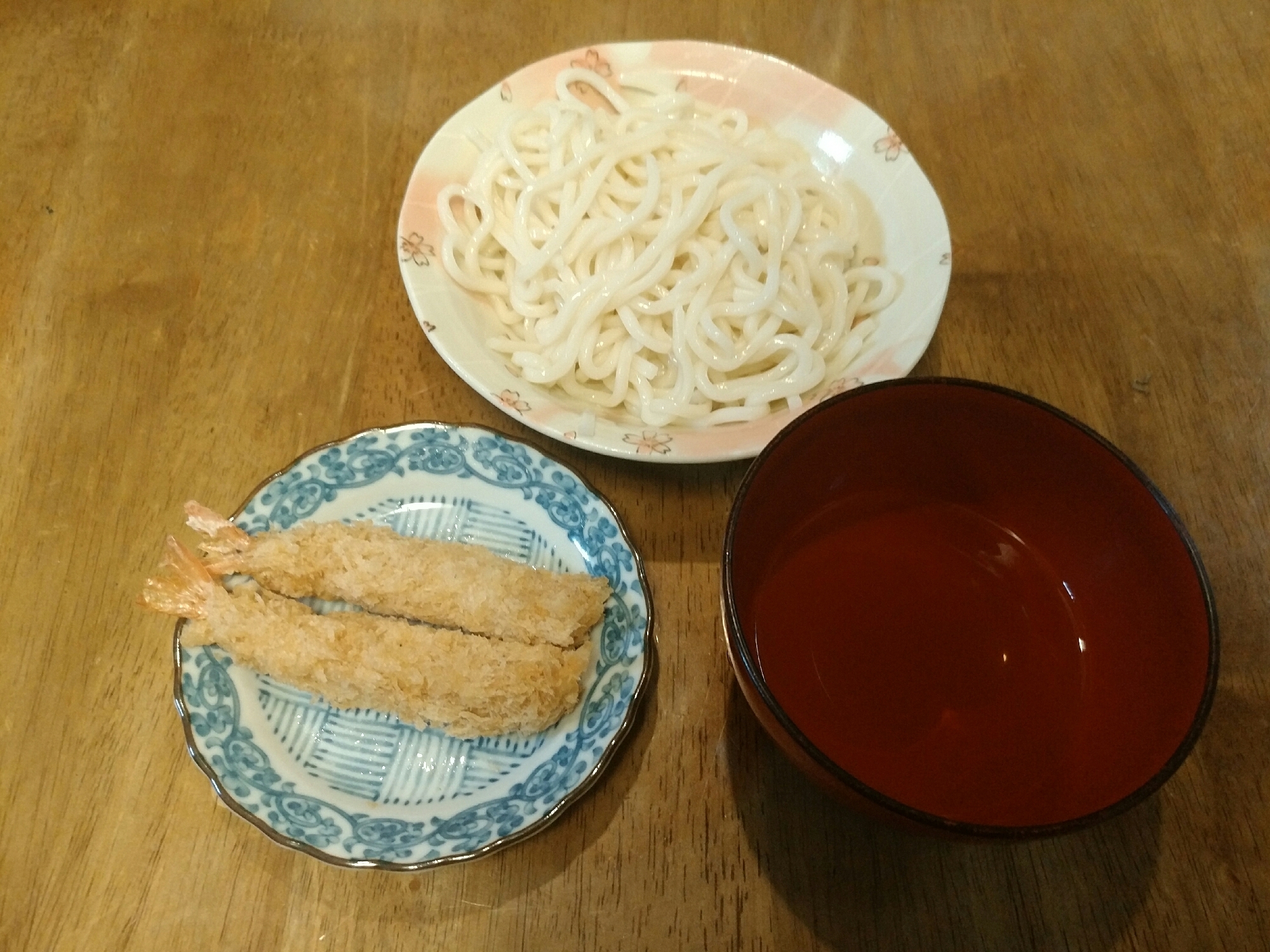 海老天じゃなくて！？冷やし海老フライうどん