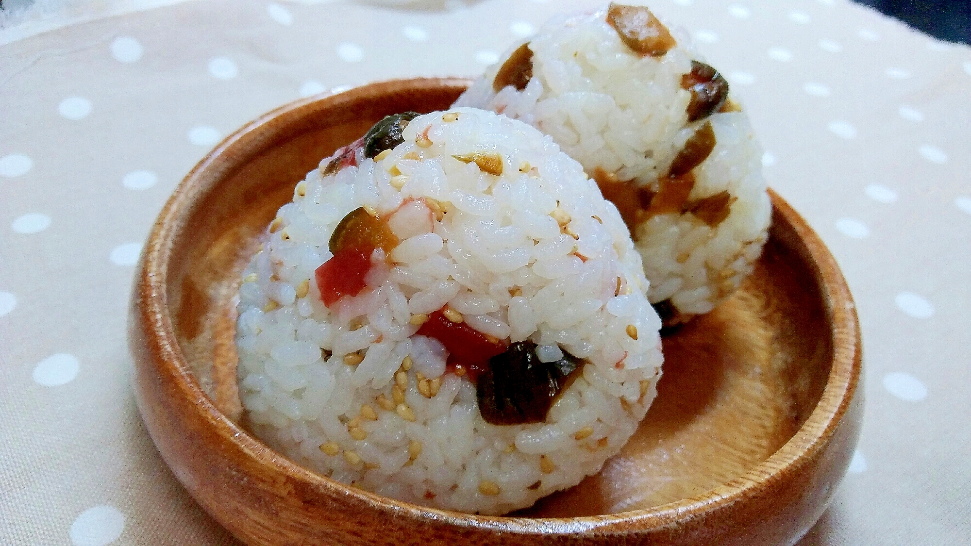 キューちゃんおにぎり レシピ 作り方 By Tsnn 楽天レシピ