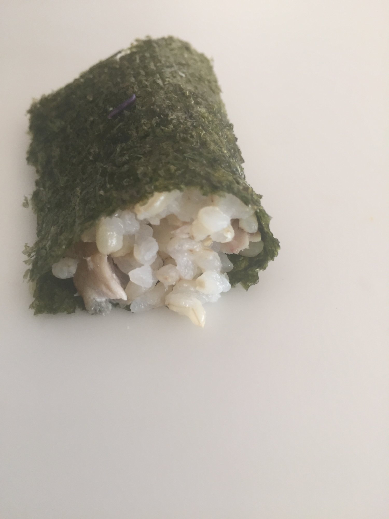 焼き秋刀魚の手づくり海苔巻き！