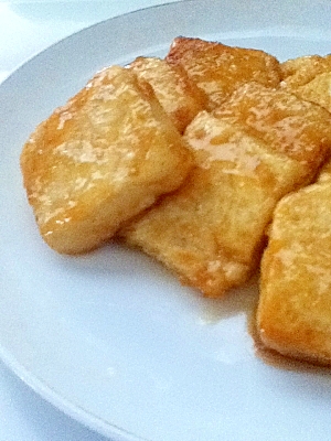 ✿甘辛お豆腐ステーキ✿