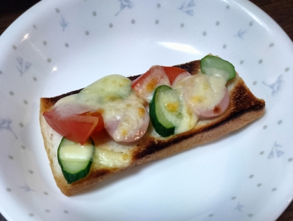 トマトのピザトーストその3