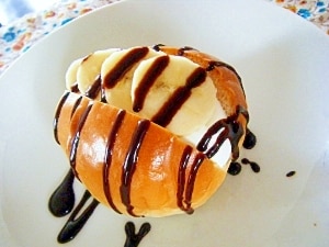 チョコバナナクリームサンド レシピ・作り方 by mococo05 - 楽天レシピ