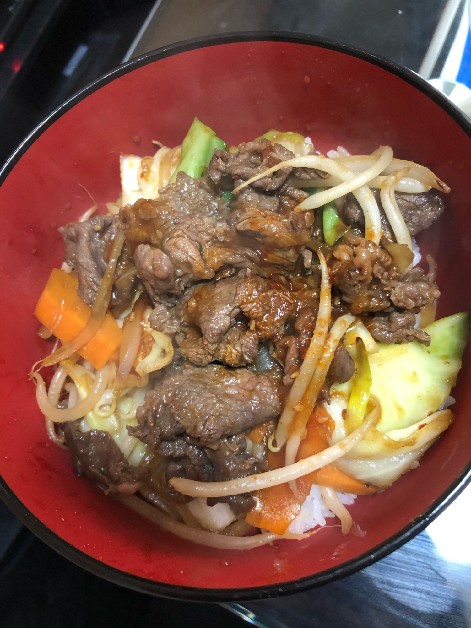 野菜たっぷり焼肉丼