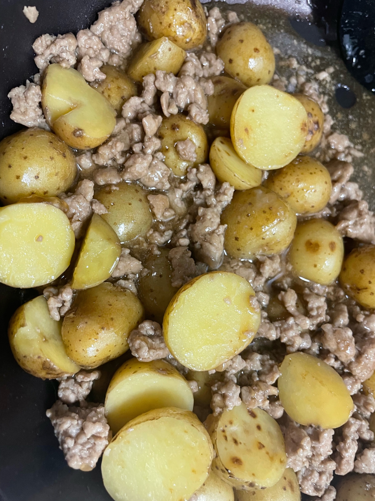 【メイン】ひき肉とじゃがいもの甘辛煮※ポン酢消費