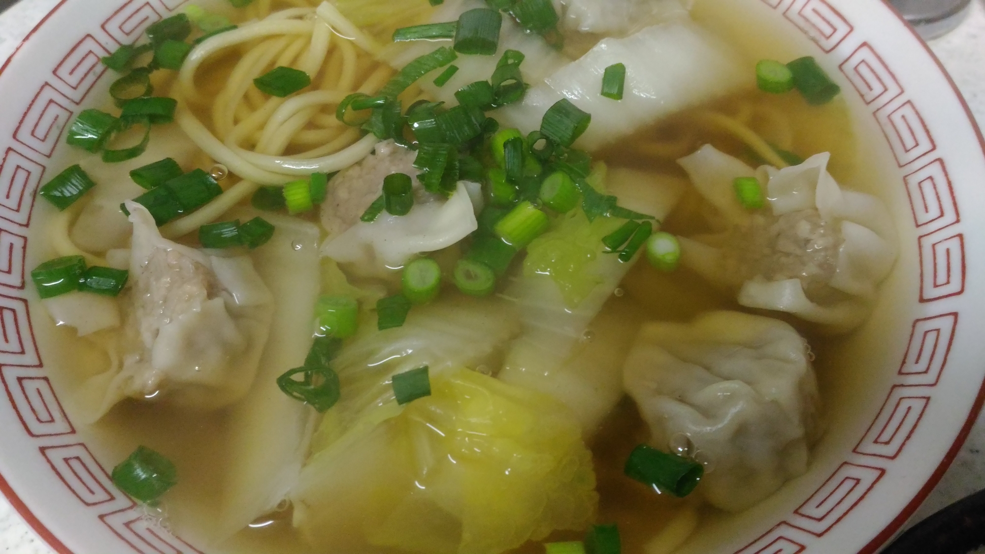 シウマイと白菜のラーメン