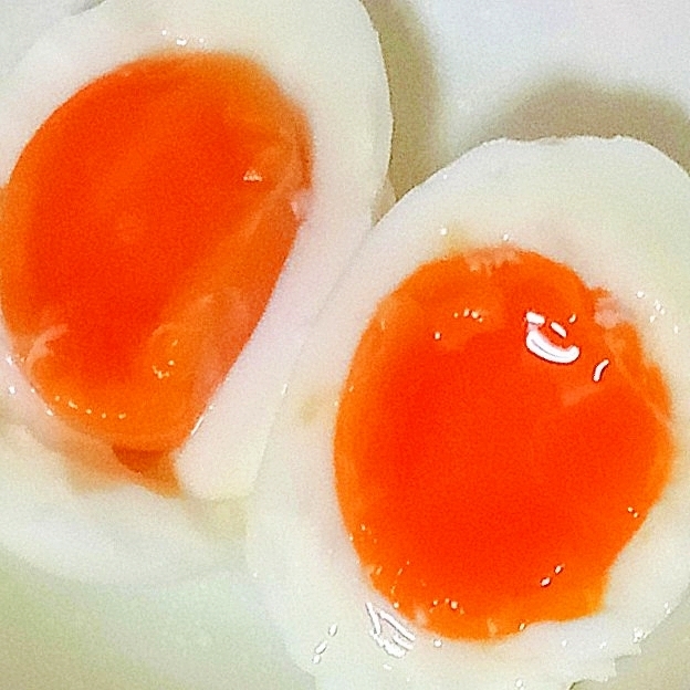 半熟卵の茹で方 レシピ 作り方 By 黒猫choco 楽天レシピ