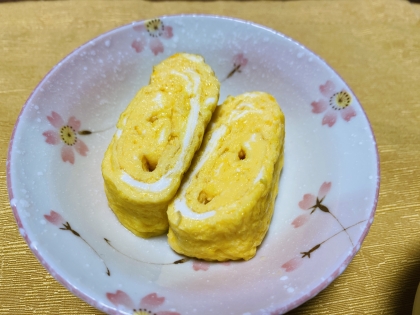 魔法の水でしっとり☆出汁巻き卵