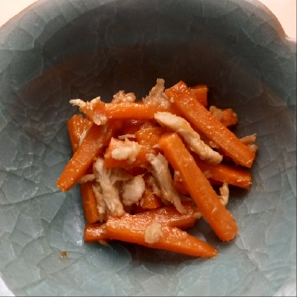 人参とツナの味噌炒め