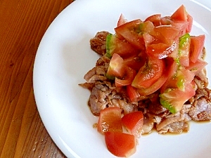 安くて簡単！しかも豪華に見える！焼肉ONトマト♪