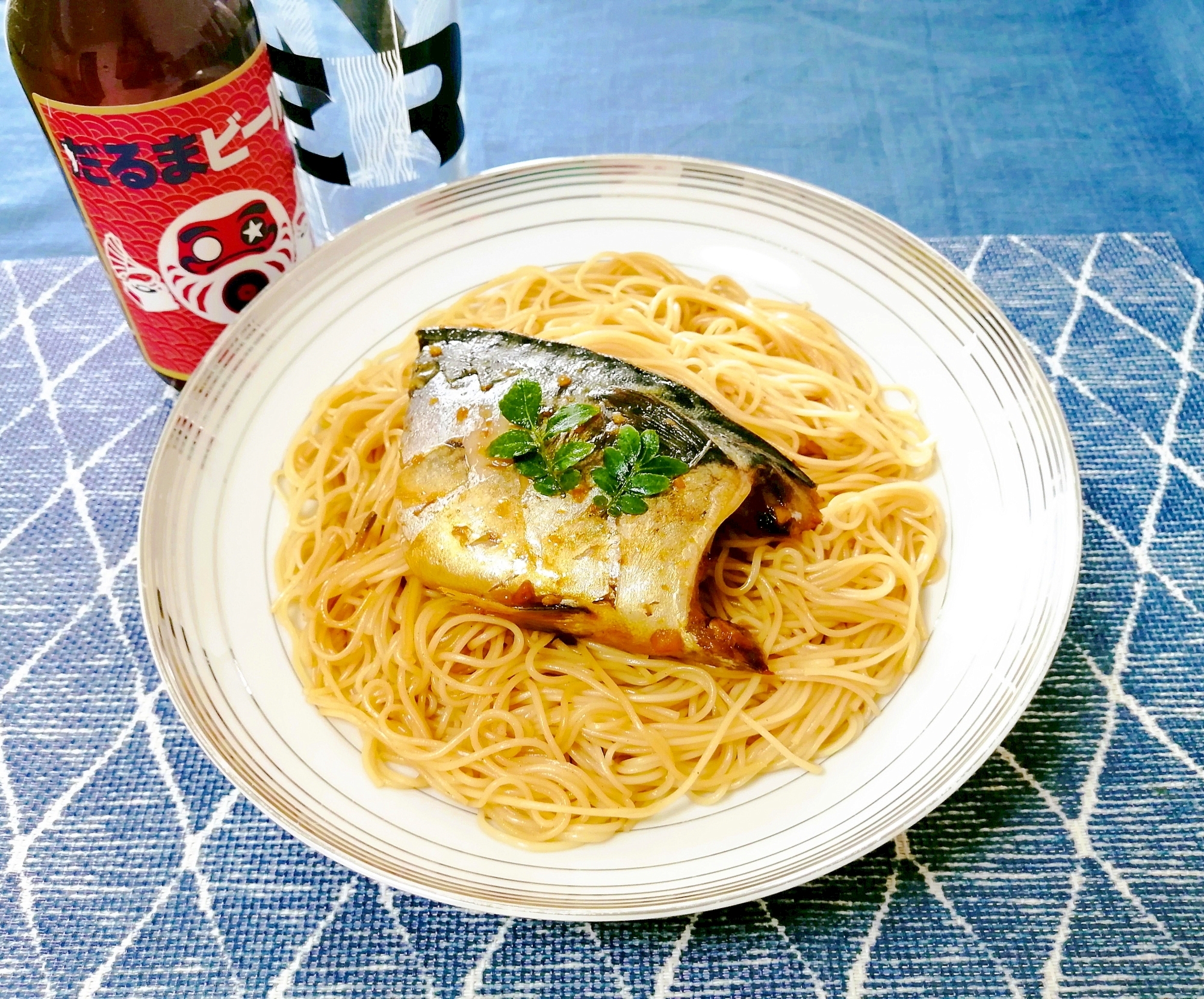 滋賀県の郷土料理　「焼きさばそうめん」