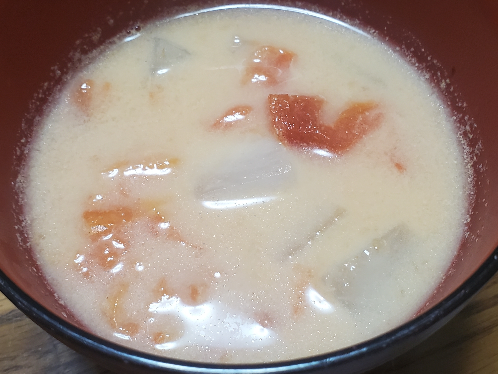 大根入りトマト牛乳スープ