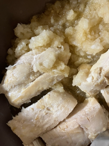 鶏胸肉と大根のおろし煮