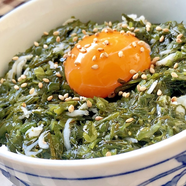 アカモク ギバサ めかぶ シラスのヘルシー丼 レシピ 作り方 By みさきらりんず 楽天レシピ アカモク ギバサ めかぶ シラスのヘルシー丼 レシピ 作り方 By みさきらりんず 楽天レシピ