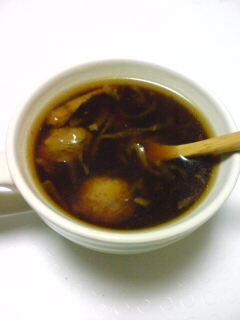 黒酢のスープ