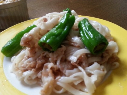 シャキシャキ焼きうどん