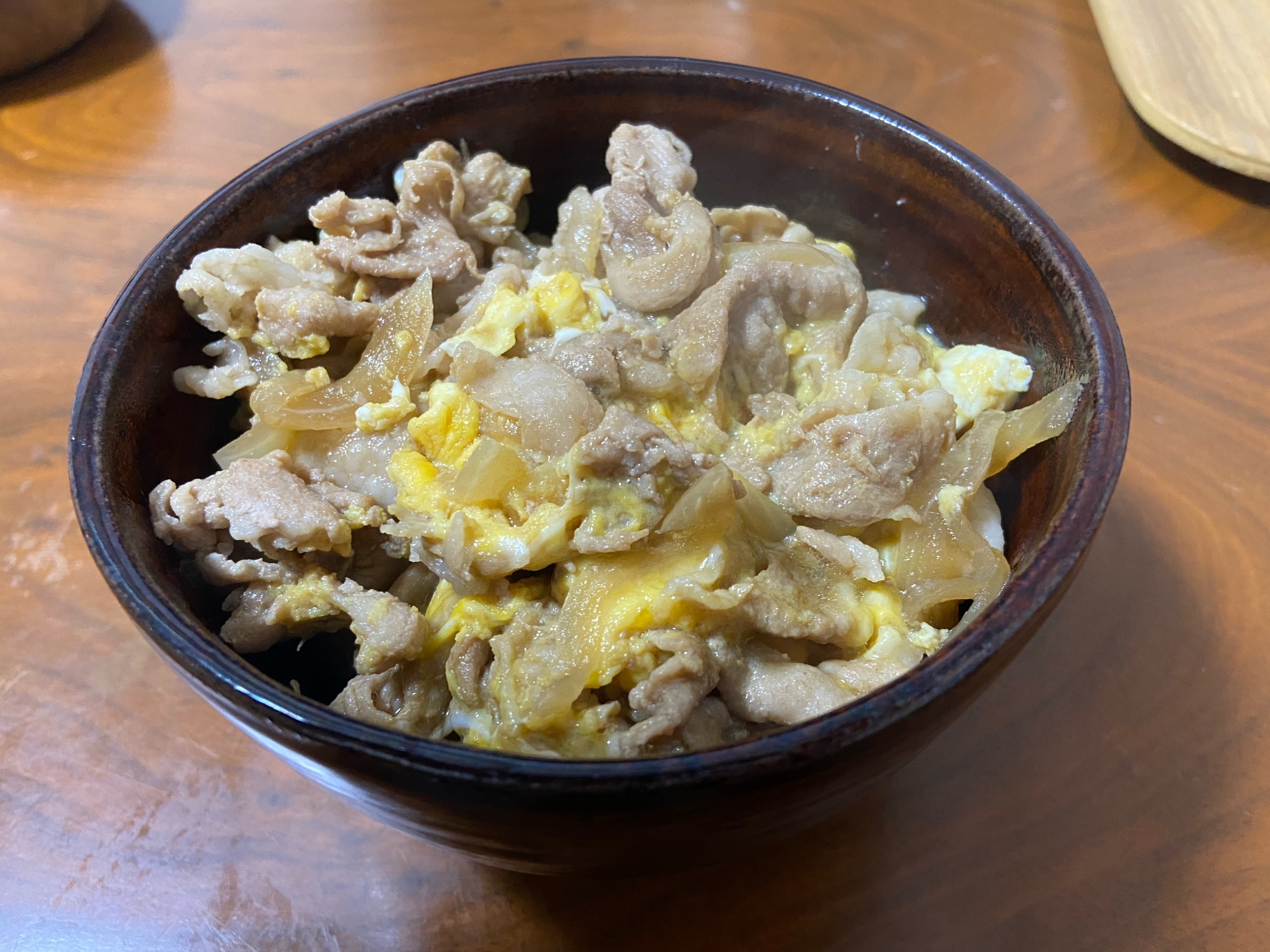 ささっと簡単！豚と卵の他人丼！