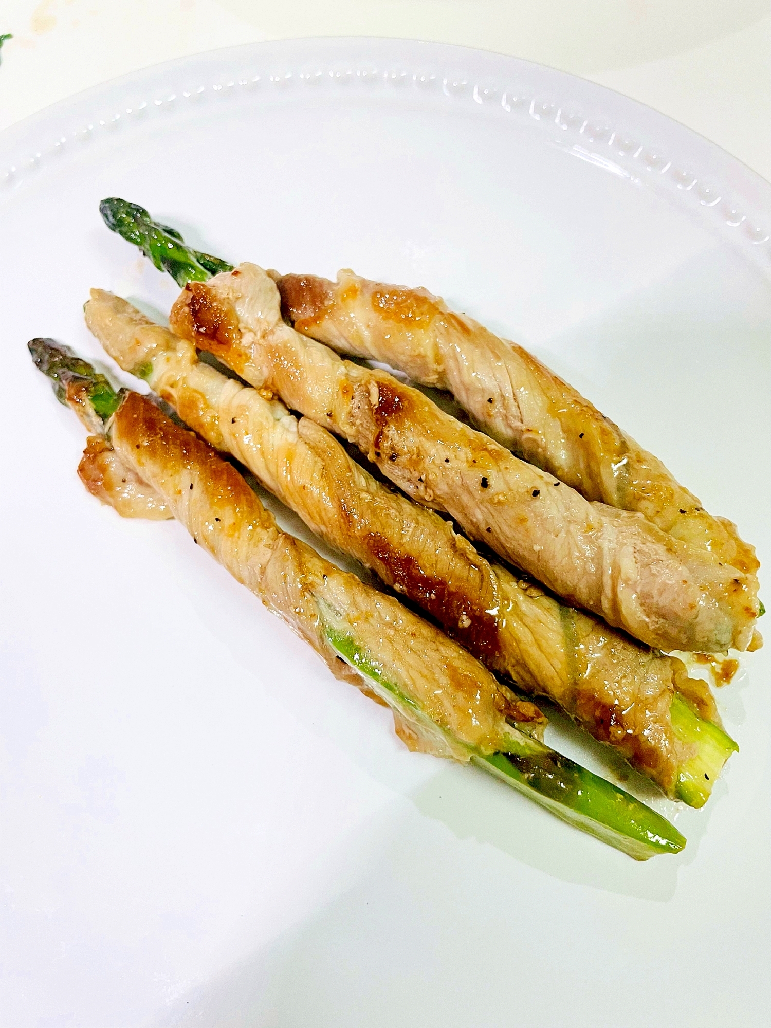 アスパラの豚肉巻き