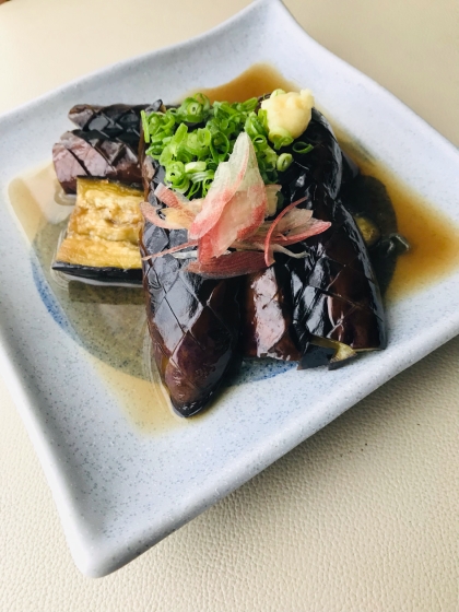 簡単！じゅわっと染み染み♪ナスの煮浸し