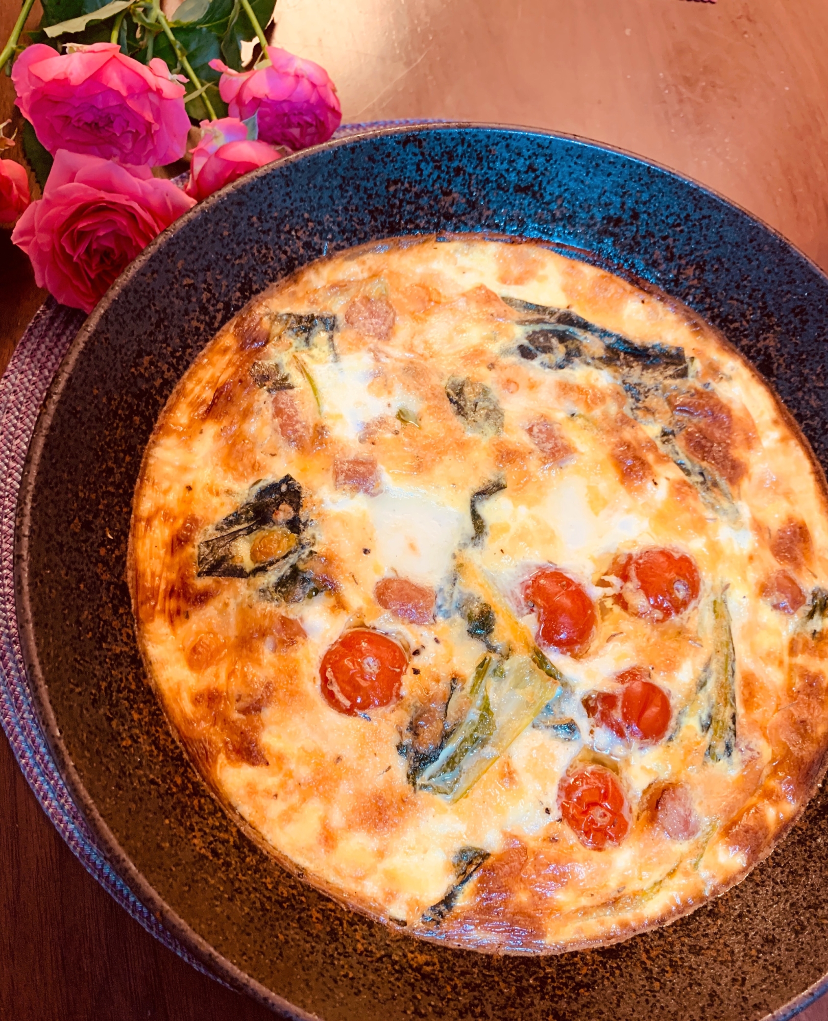 生クリームなしで濃厚♡皮なしキッシュ