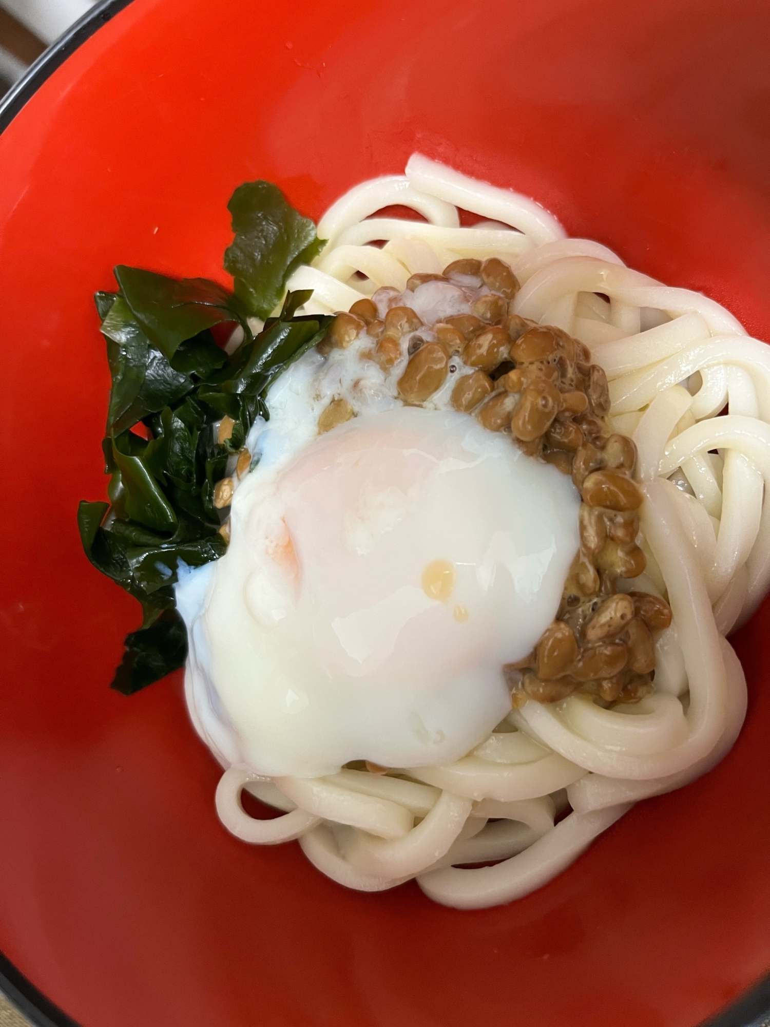 温玉納豆うどん